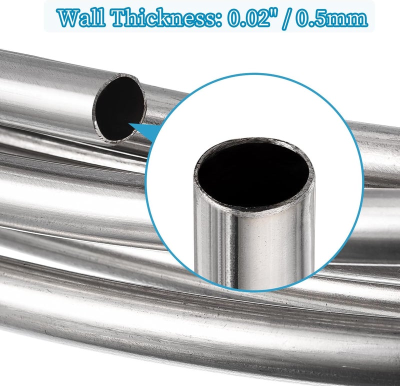 Vigorous Stainless Steel Tubing Coil, 1/8" x 50Ft, Welded - Image 4